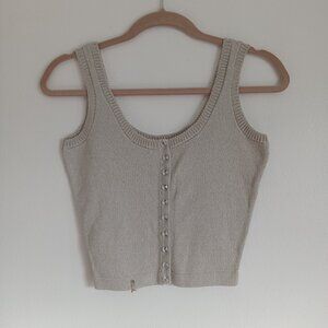 NWOT VINTAGE Shanie Jacobs Hand knit Crop Top